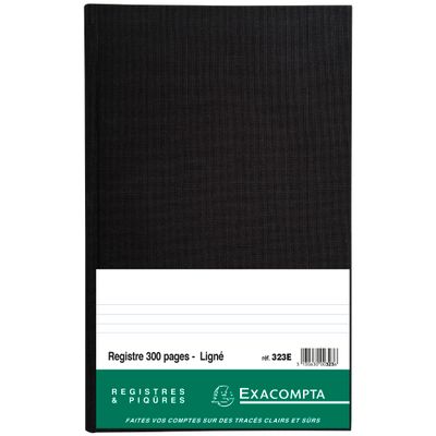 Exacompta - Registre ligné folioté - 36 x 22,5 cm - 300 pages
