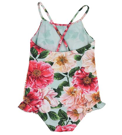 Dolce & Gabbana Bådedragt - Blå m. Rosa Blomster