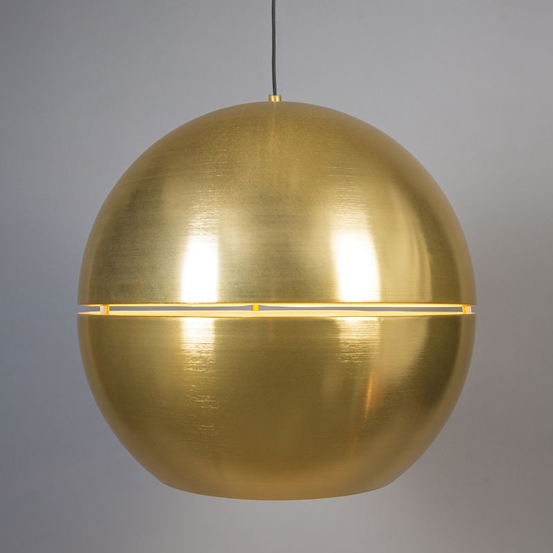 Art deco hanglamp goud bol 50cm - Slice