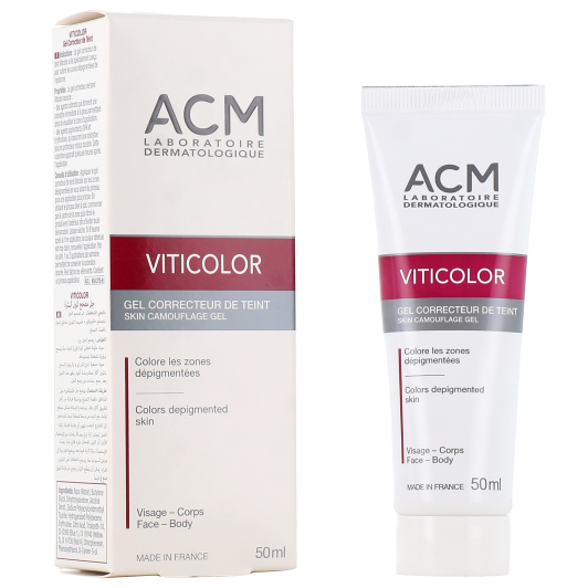 ACM Viticolor gel correcteur de teint - Vitiligo, peau dépigmentée