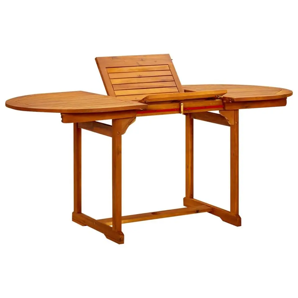 vidaXL - Eettafel - Bruin - Acaciahout - 170 x 80 x 75 cm
