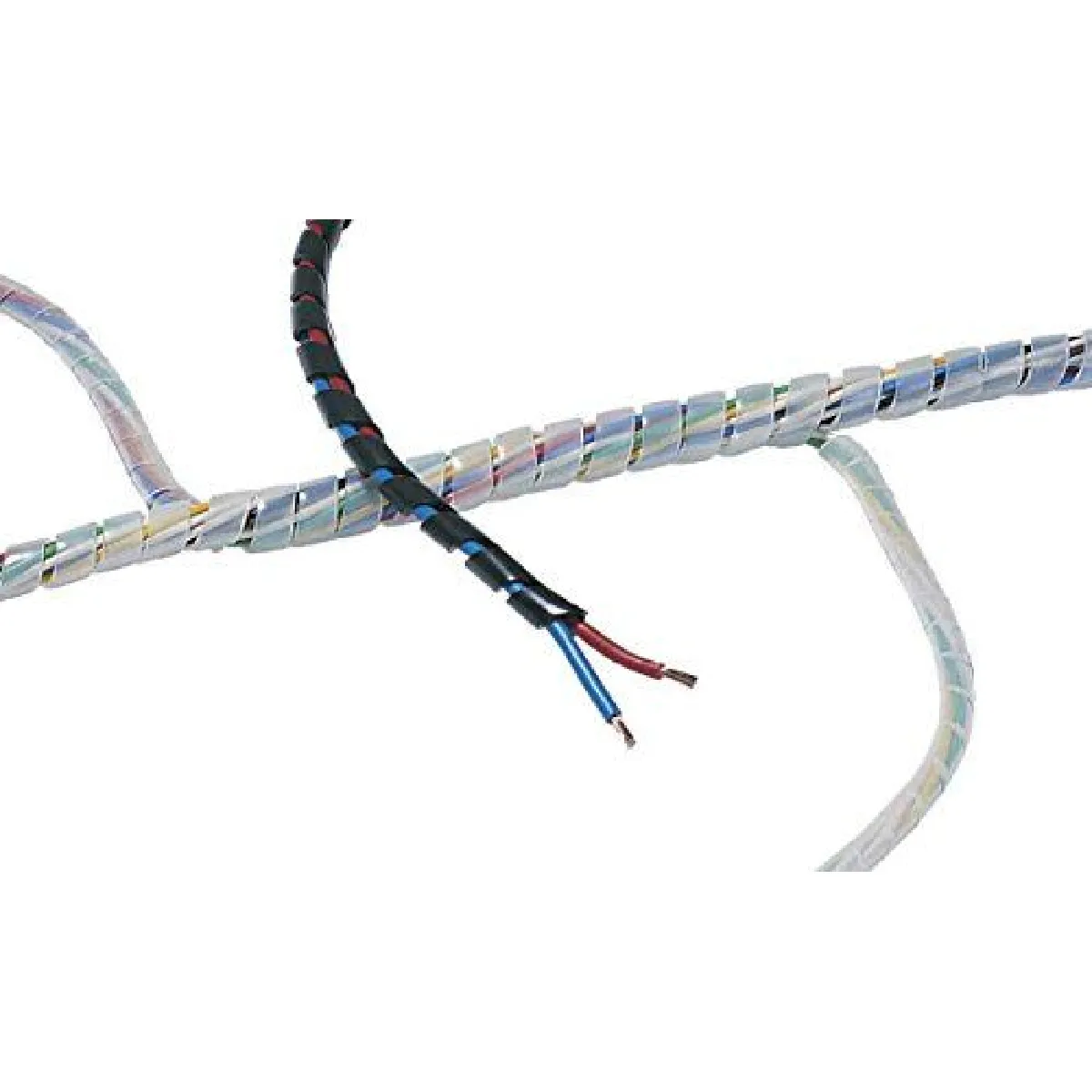 Gaine Spirale HellermannTyton SBPE4-PE-NA - 30 m - Incolore