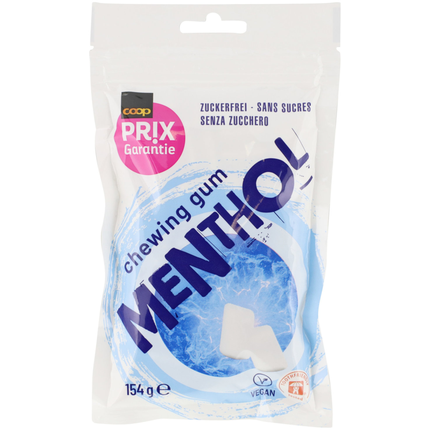 Prix Garantie Chewing Gum Menthol ohne Zucker