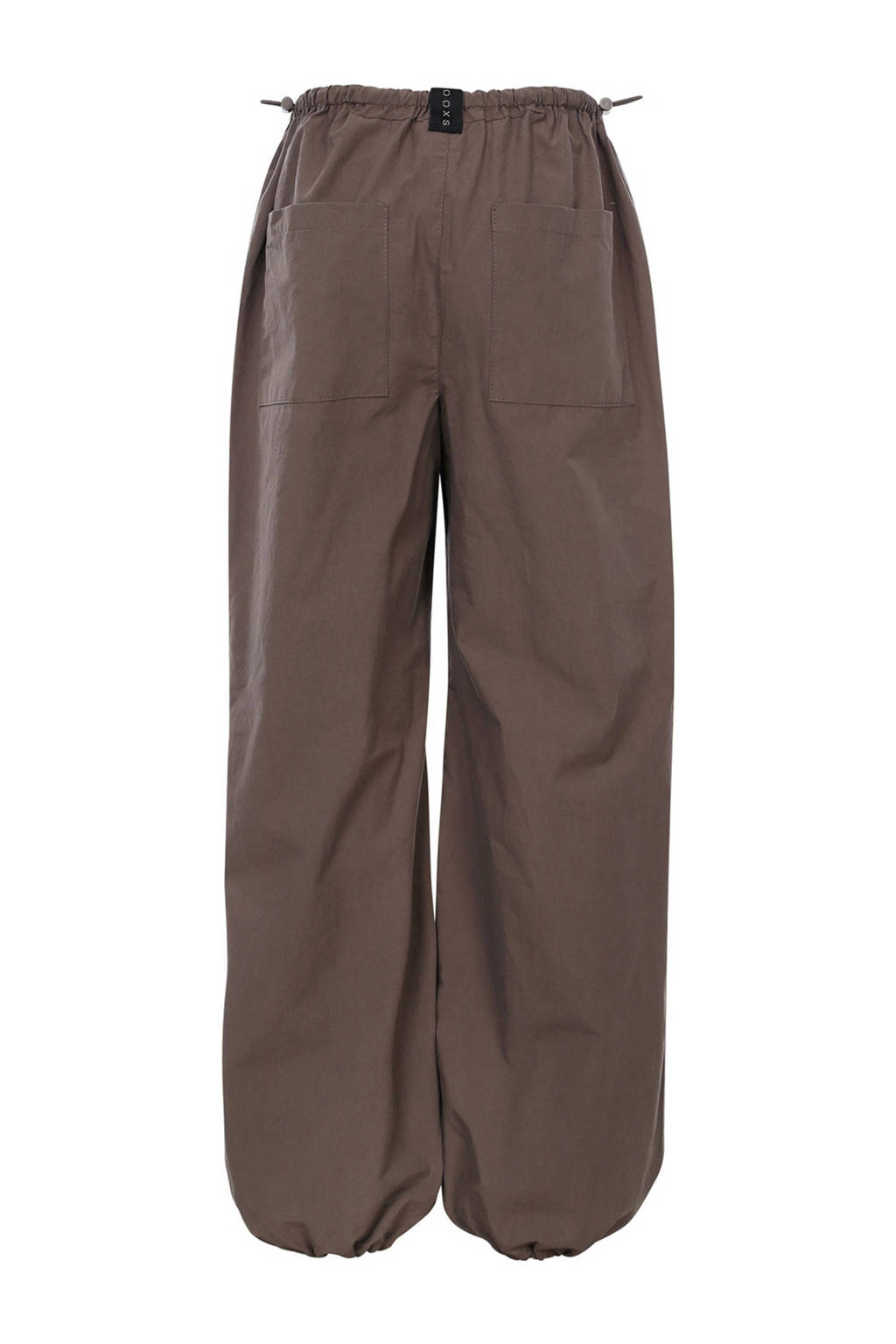 LOOXS low waist loose fit broek bruin
