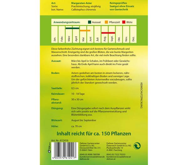 Dehner Samen Margareten-Aster 'Prachtmischung'