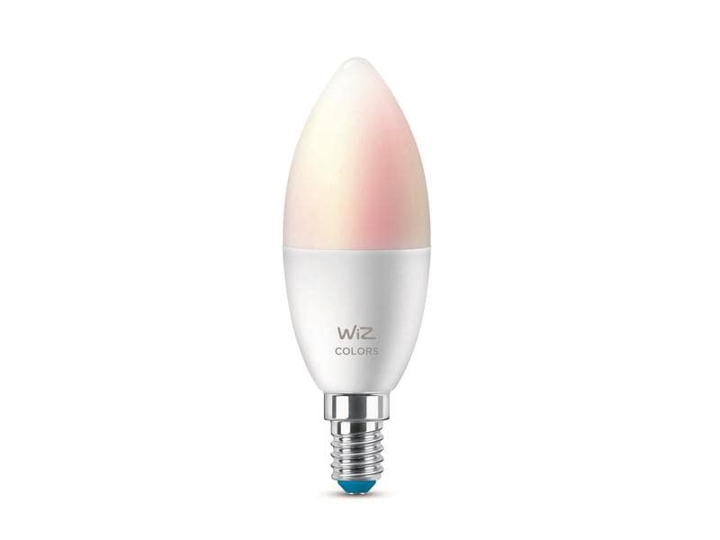WiZ Leuchtmittel 4.9W 40W E14 C37 TunableWhite&Color Doppel Smartes Leuchtmittel, steuerbar über Bluetooth, Matter, WLAN