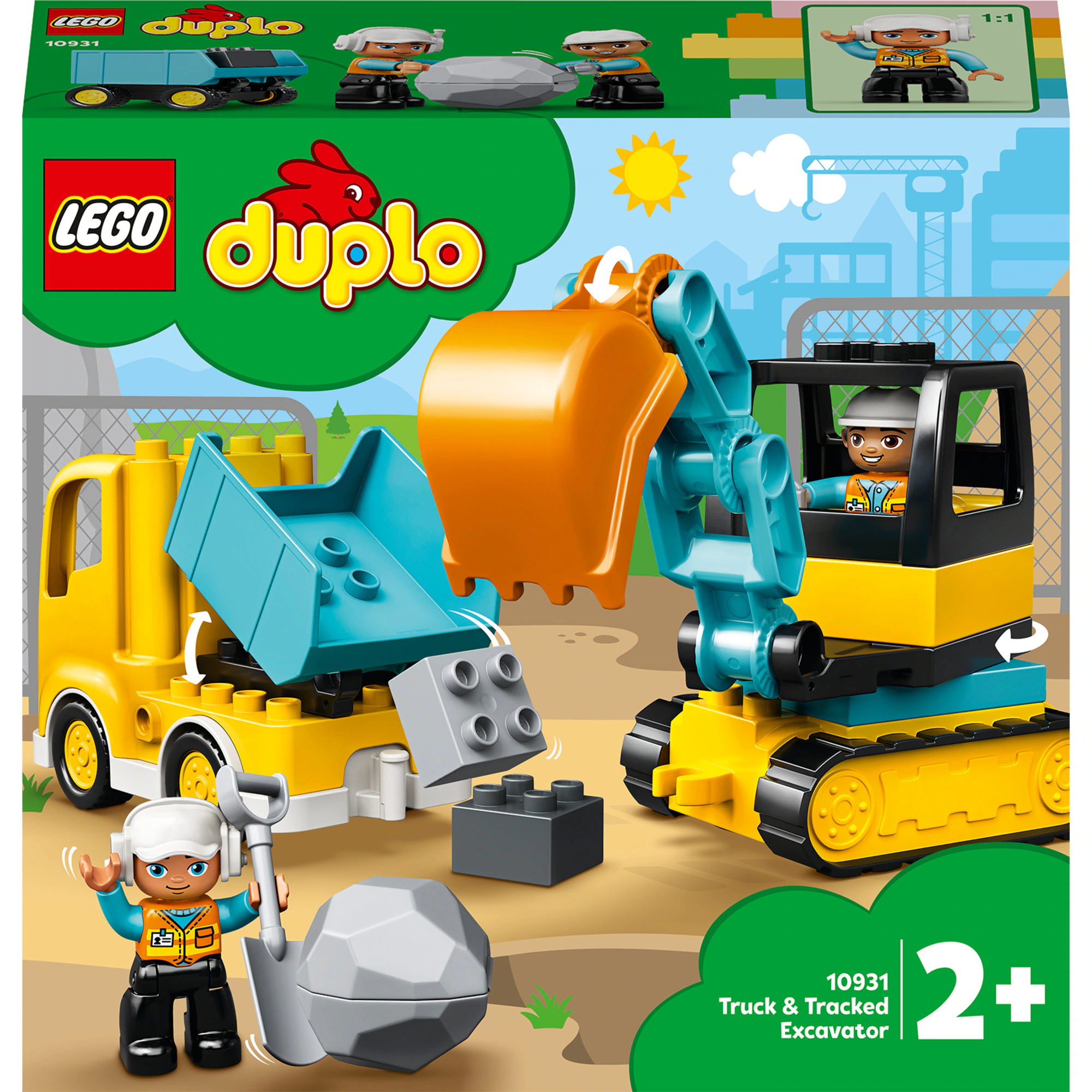 LEGO Konstruktionsspielzeug DUPLO Bagger und Laster