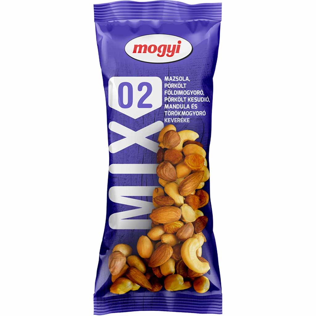 mogyi Mix02 Nussmischung 30x70g = 2100g MHD:9.9.25