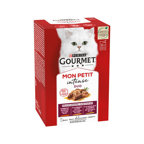 Gourmet Mon Petit DUO Kattenvoer - Maaltijdzakjes