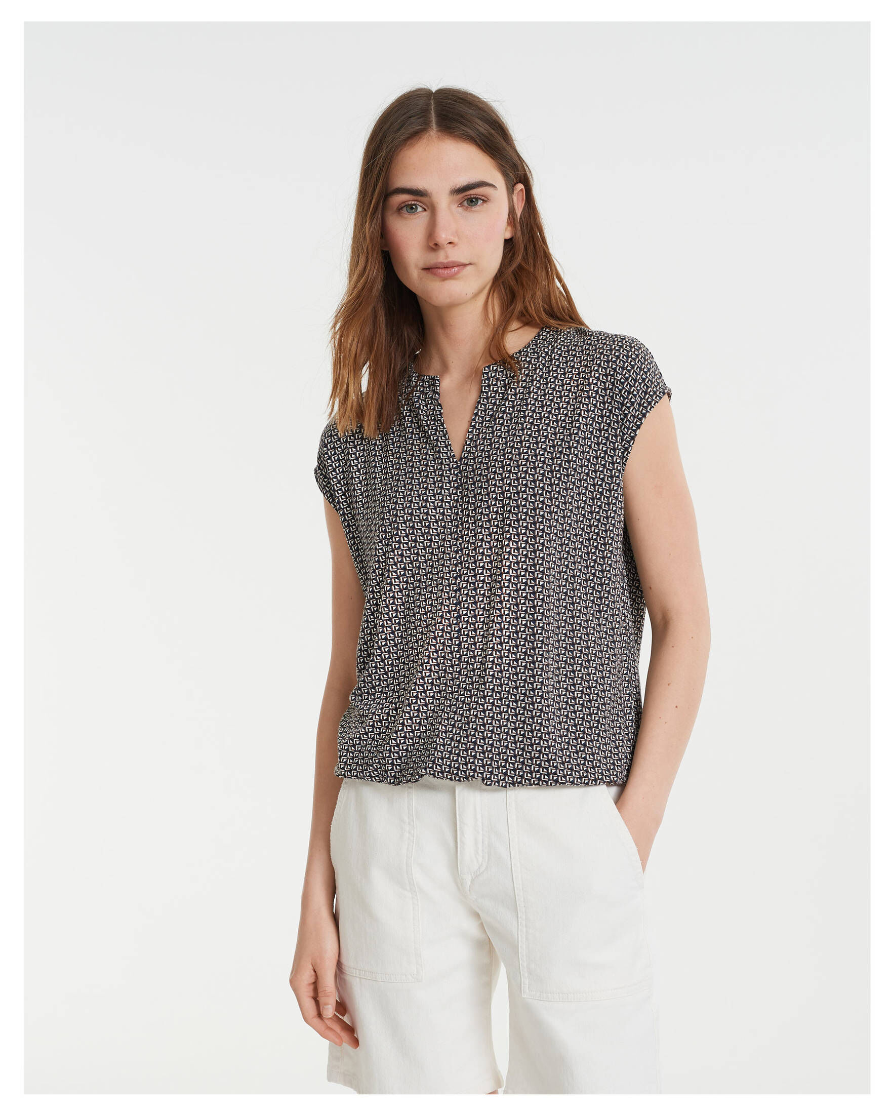 Opus| Damen Shirt SANDEO ABSTRACT