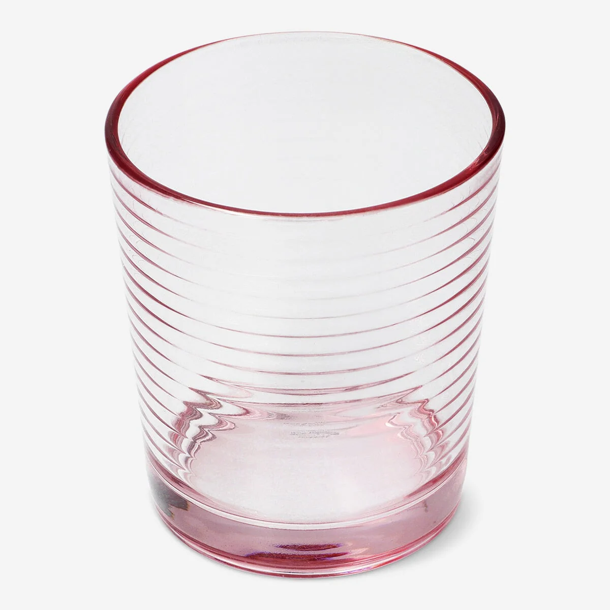 Lyserødt drikkeglas - 390 ml