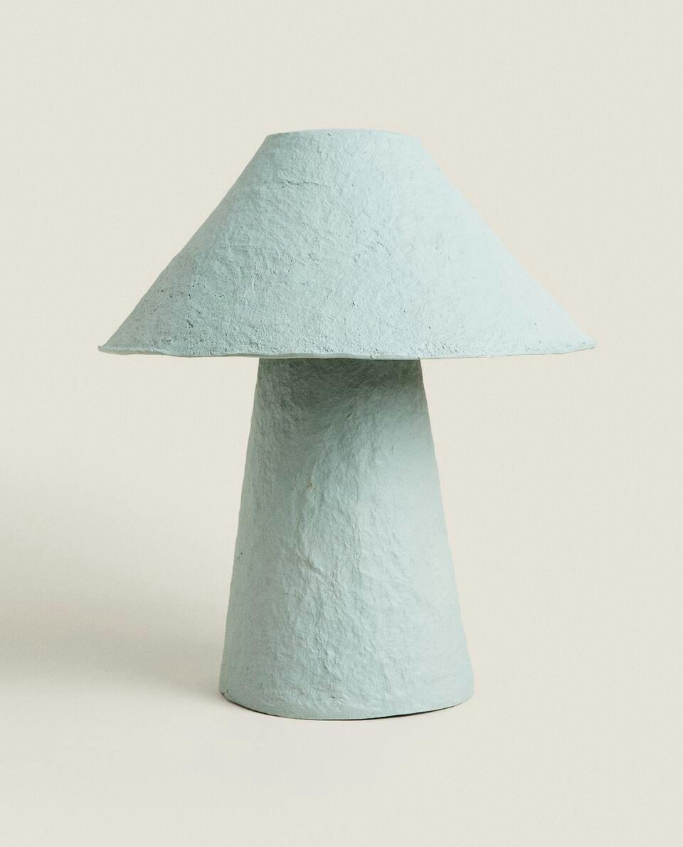 LUMINÁRIA DE MESA EM PAPEL MÓCHÊ