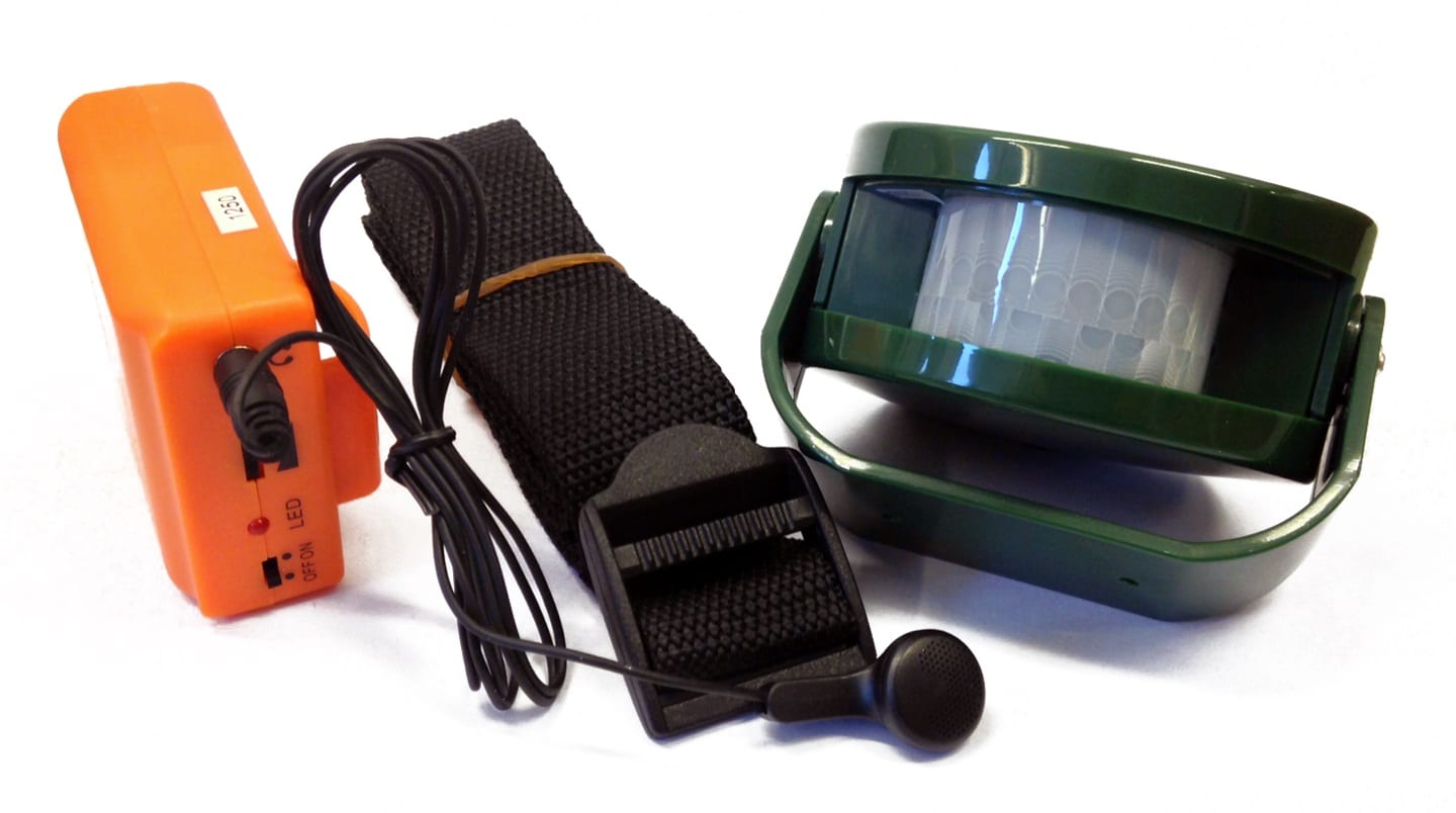 Caliber Hunting Alarm 1 Sensor<br>Perfekt til bruk på reveåte og villsvinsåte!