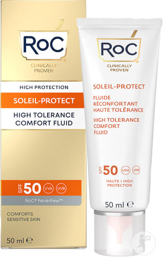 RoC Soleil-Protect Fluide Réconfortant Haute Tolérance IP50 Tube 50ml