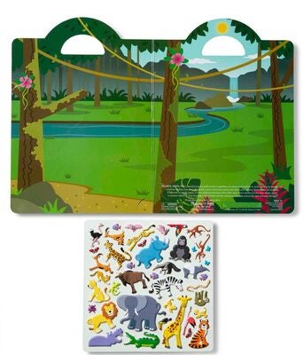 Melissa & Doug Klistremerkebok Safari 42 Stk