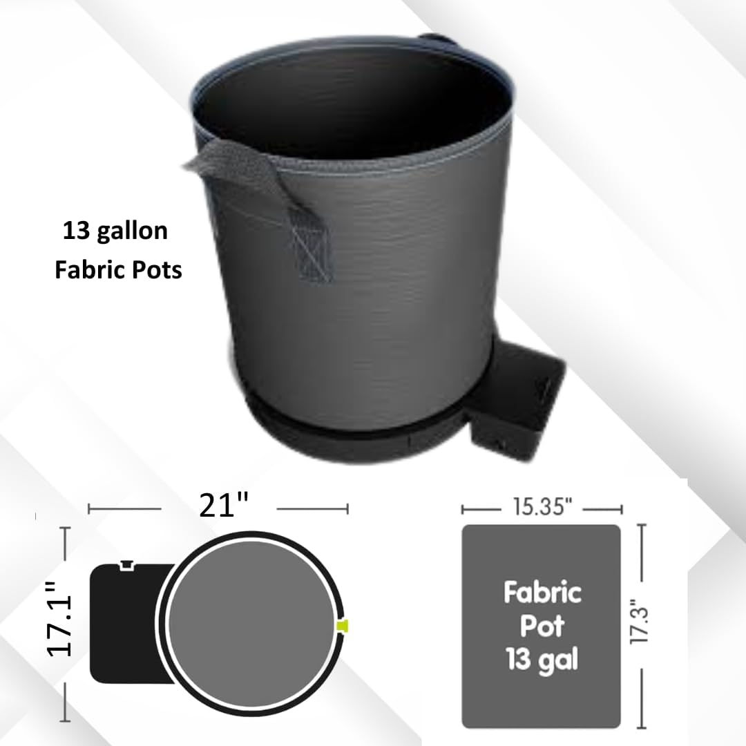 AutoPot 4 Töpfe, XXL-System, Stofftöpfe, 4,5 l, Reservoir im Lieferumfang enthalten, selbstbewässernd, Schwerkraft-betriebenes Bewässerungssystem