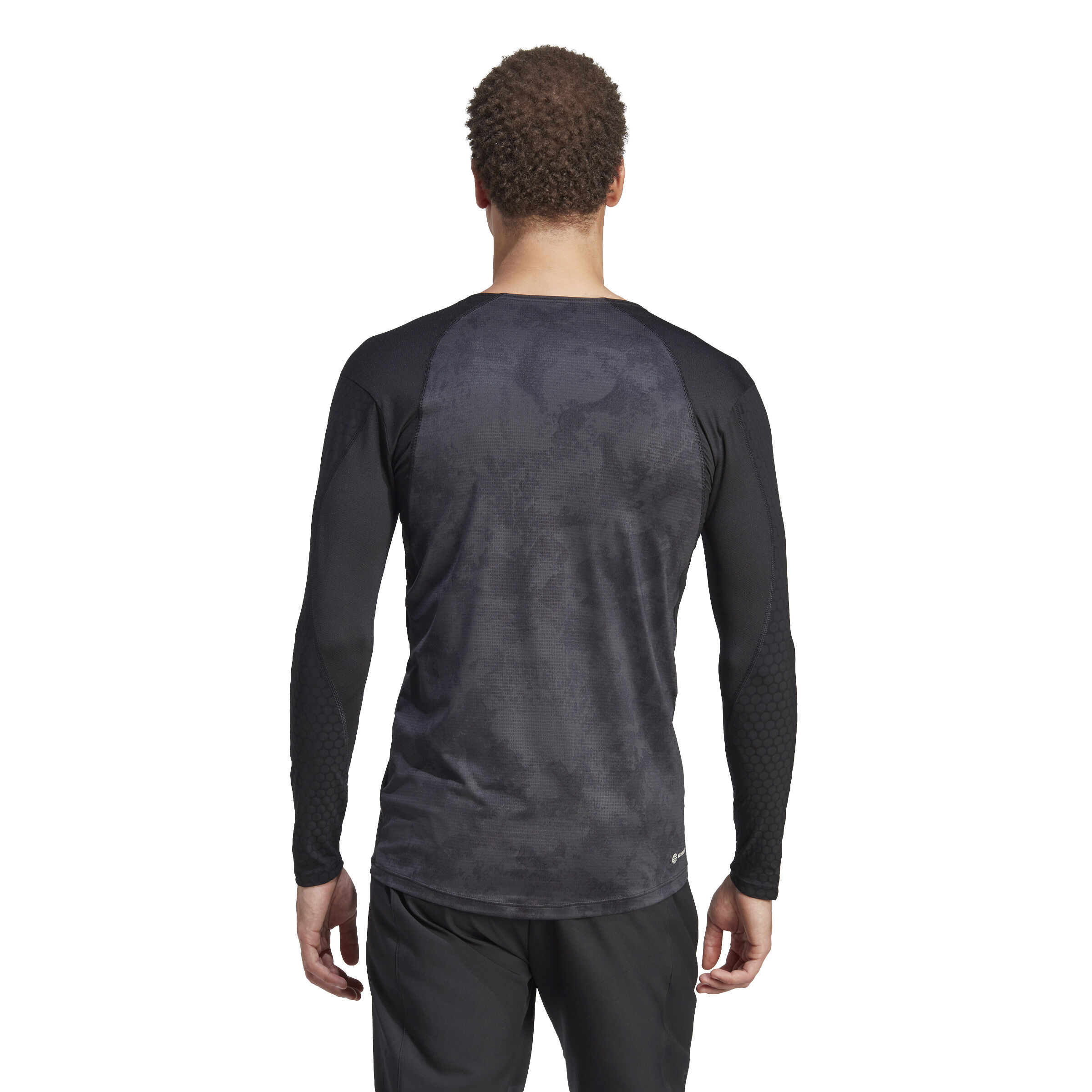 adidas Paris Haut Manches Longues Hommes - Gris Foncé, Noir