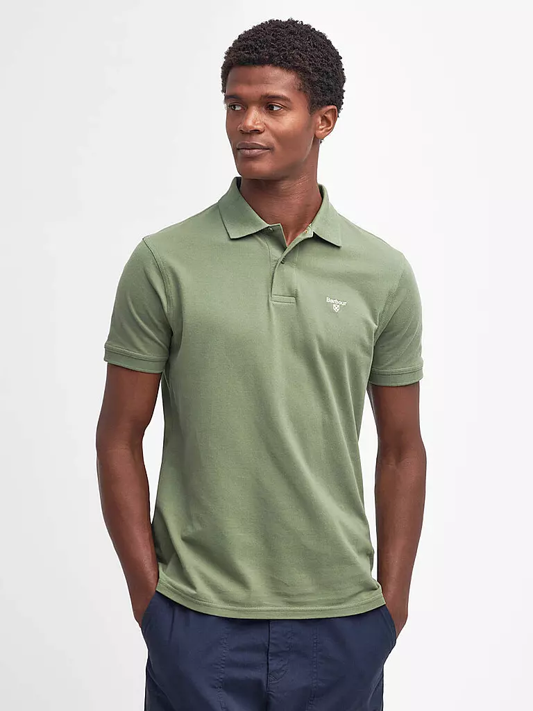 BARBOUR Poloshirt olive