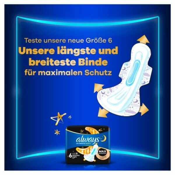 Always Ultra Binde Night Monatspaket