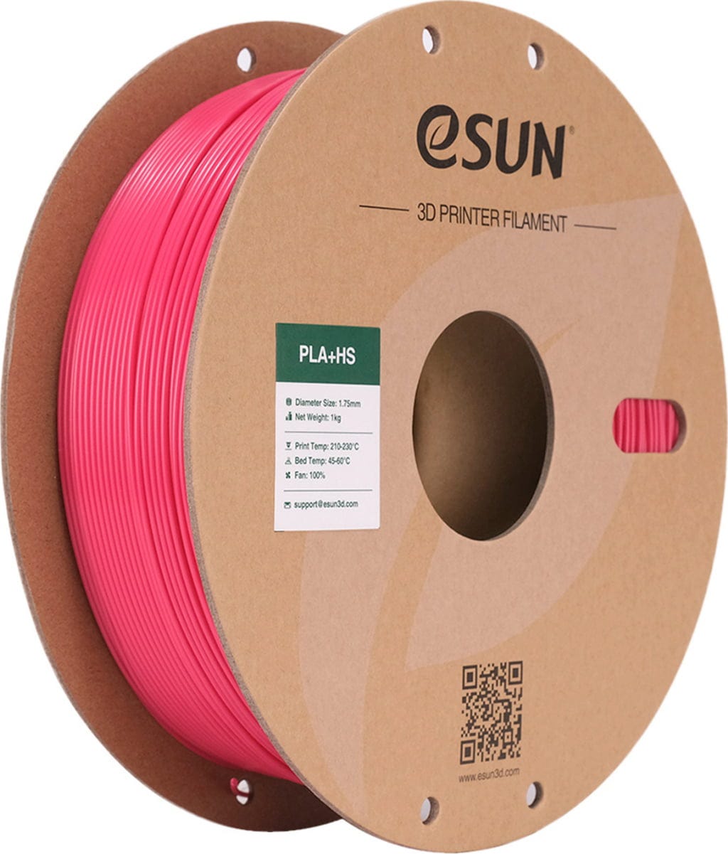 eSUN  PLA+HS Magenta, 1,75 mm / 1000 g    PLA-Filament für den Hochgeschwindigkeitsdruck