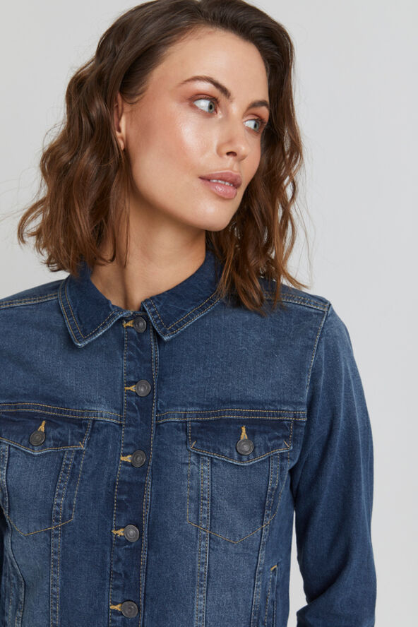 Fransa FRVOCUT 1 Jacket True blue denim