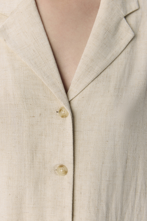 Object beige dames blouse