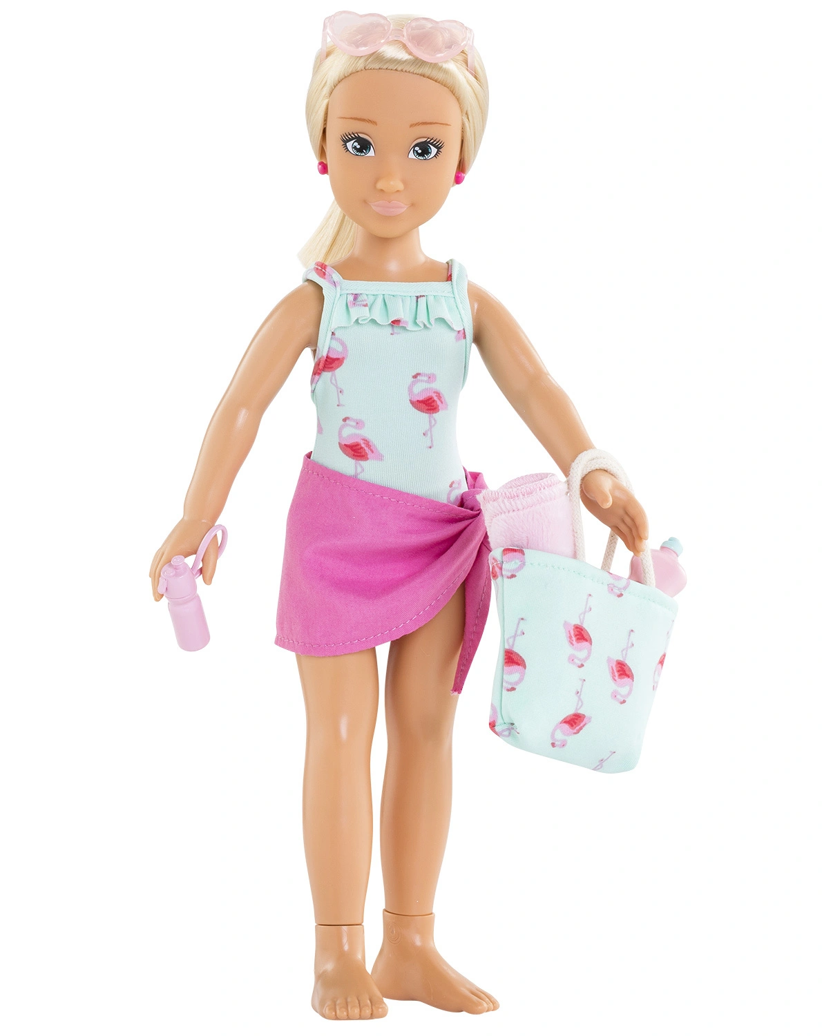 Ankleidepuppe VALENTINE BEACH SET (28cm) mit Zubehör