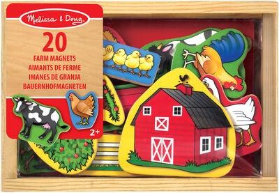Melissa & Doug Magneter Bondegård 20 Stk