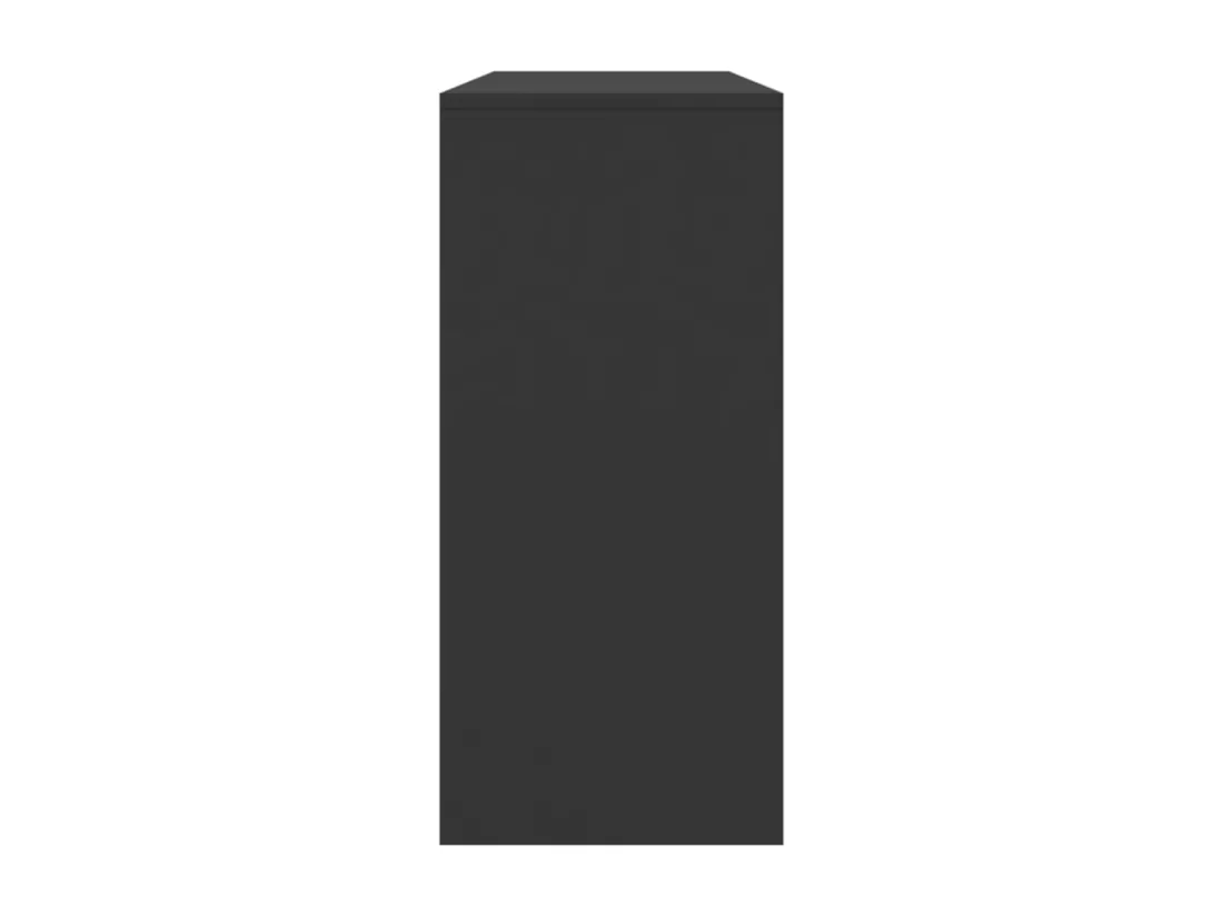 Table console Noir 100x35x76,5 cm Aggloméré
