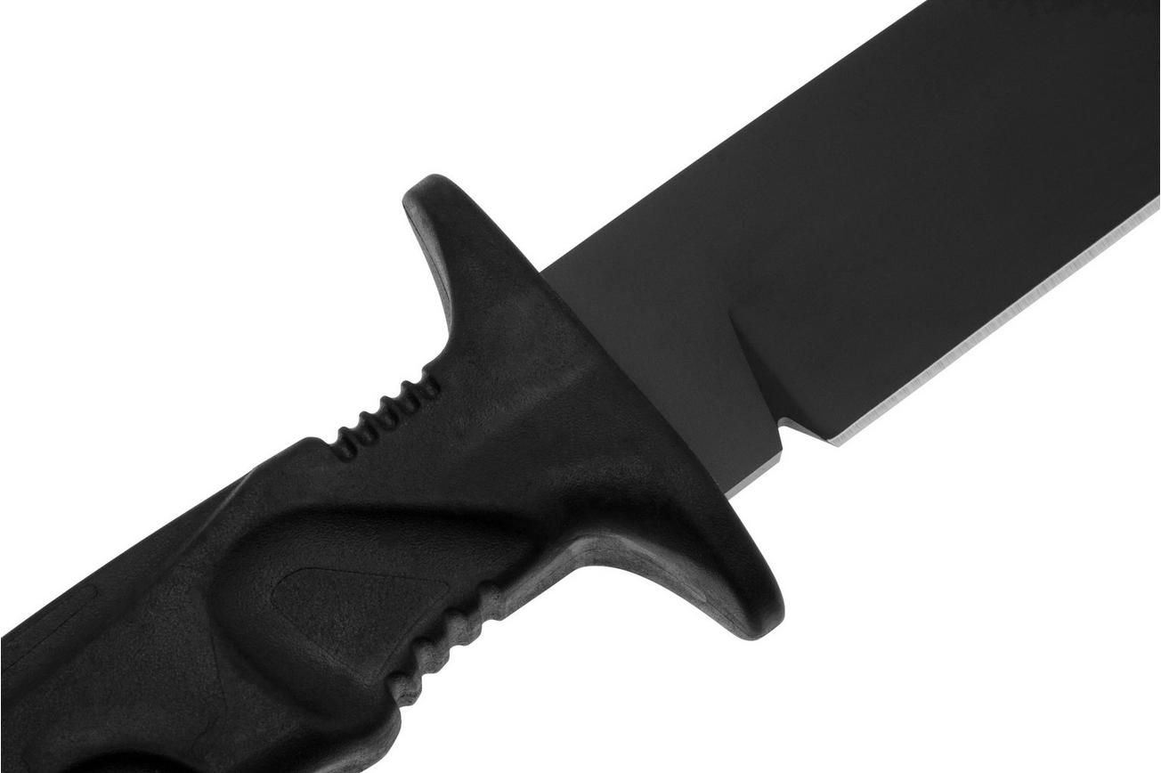 FOX Knives Taranis 0171114, N690Co Black Idroglider, vaststaand mes