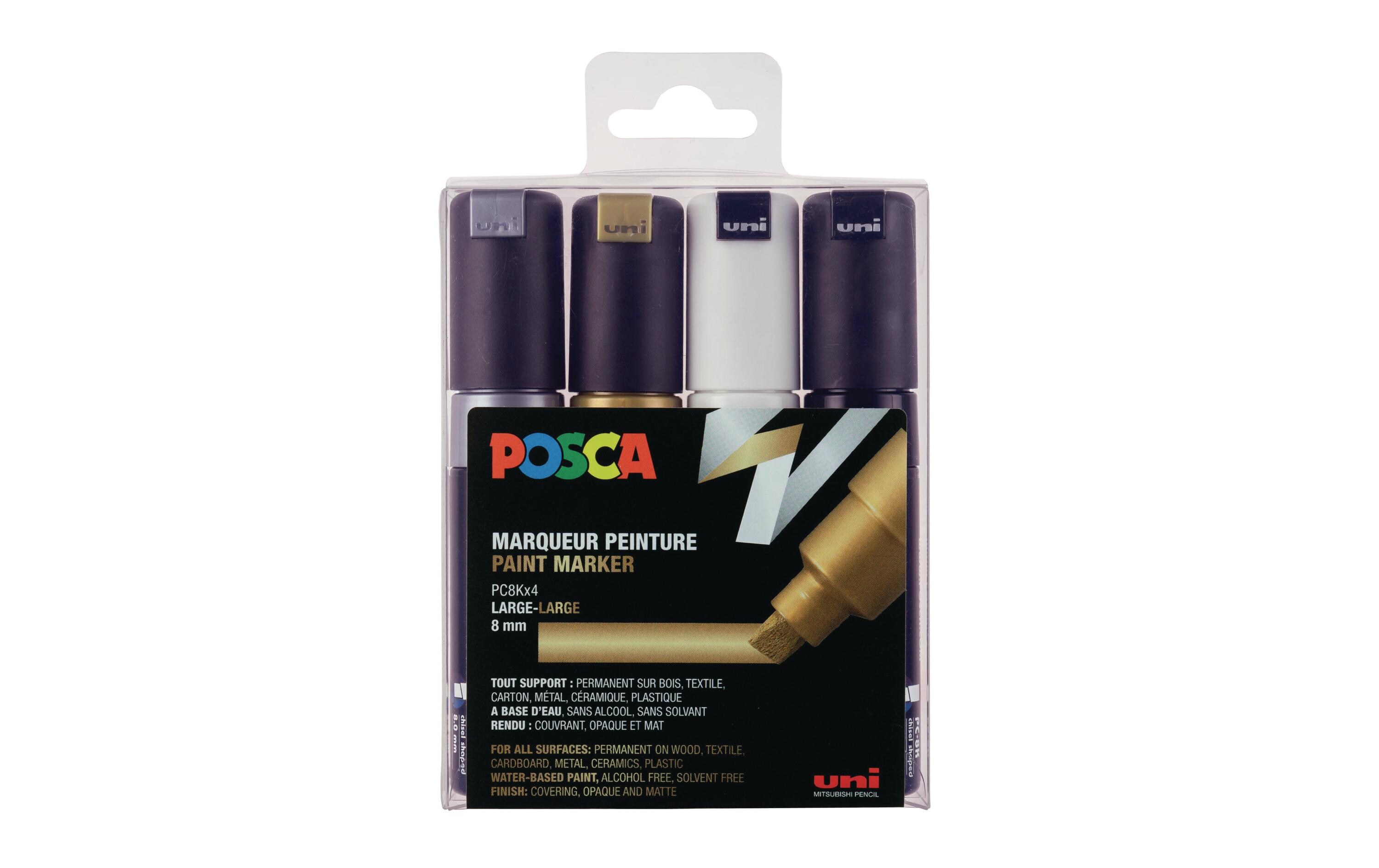 Permanent-Marker 8 mm, MehrfarbigMarker mit Keilspitze