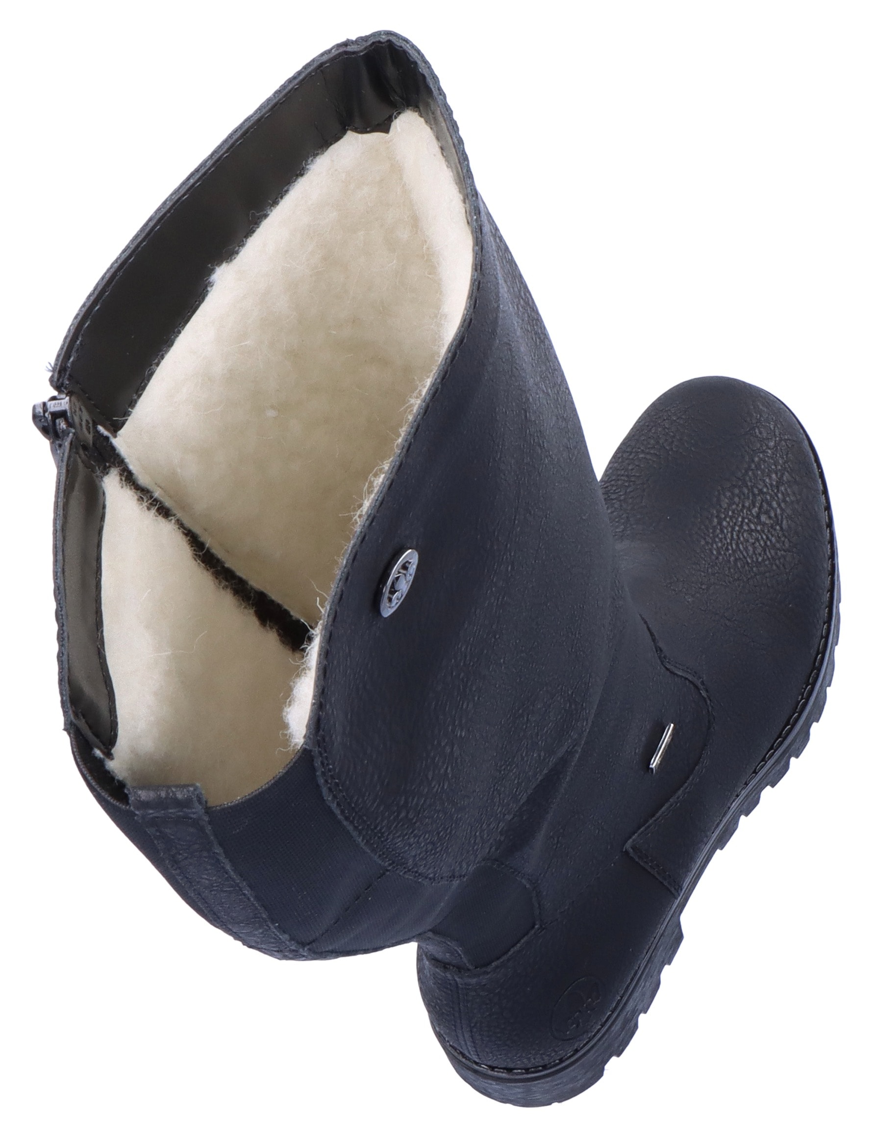 Rieker Winterstiefel  , Langschaftstiefel, Winterstiefel im klassischen Look, TEX-Membran