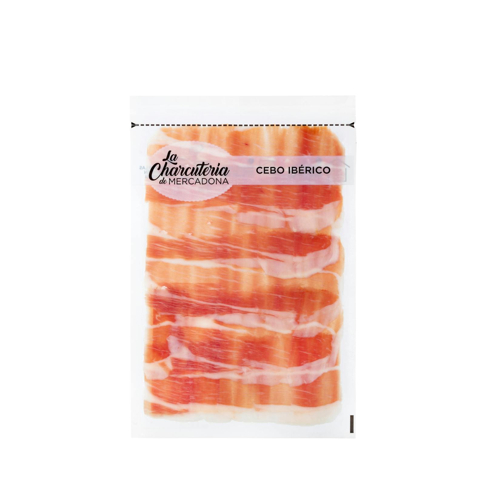Jambon ibérique de cebo coupé en tapas