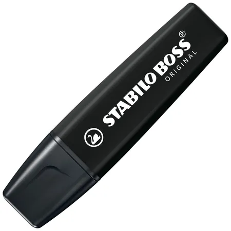 Marker - STABILO BOSS ORIGINAL - Einzelstift - schwarz