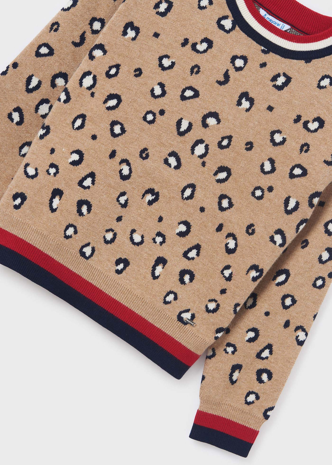 Conjunto de duas peças para meninas - estampa animal