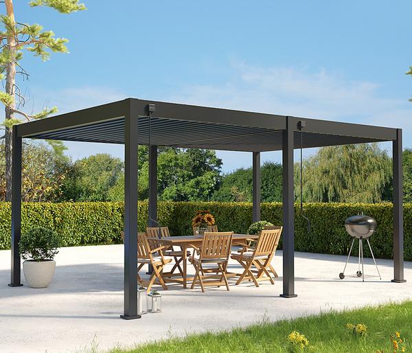 Weide Deluxe Pergola Voll-Alu, ca.