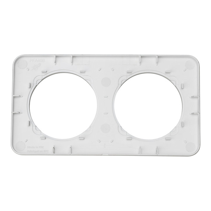 Plaque de finition double Jacobsen Espen bois blanc