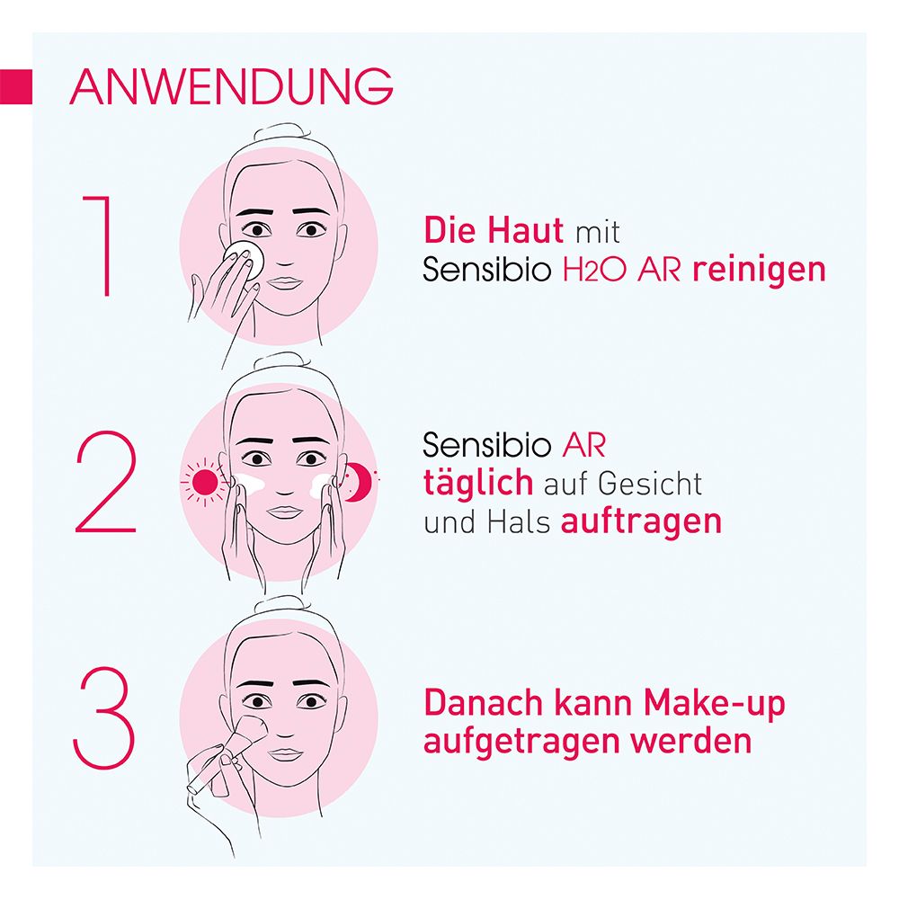 BIODERMA Sensibio AR - Beruhigende Anti-Rötungen Pflege - Jetzt 25% sparen mit Code 