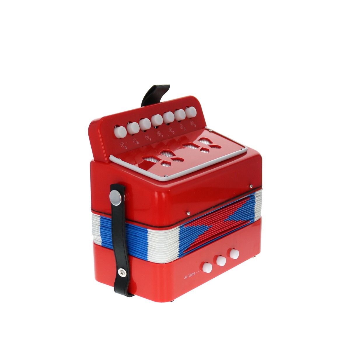 Accordéon rouge Mercredi et Patati