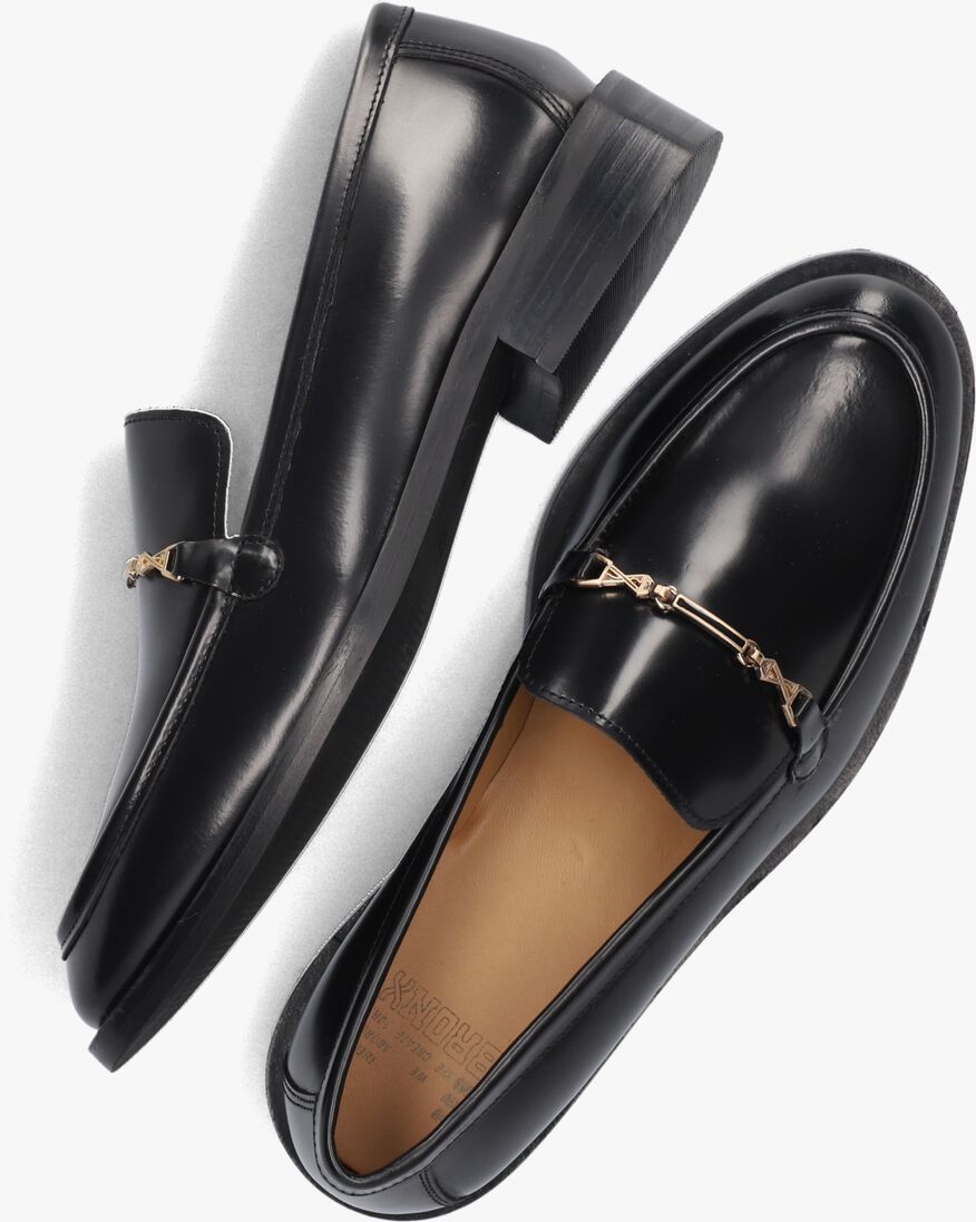 BRONX zwarte bronx loafers next-wagon 66492-o