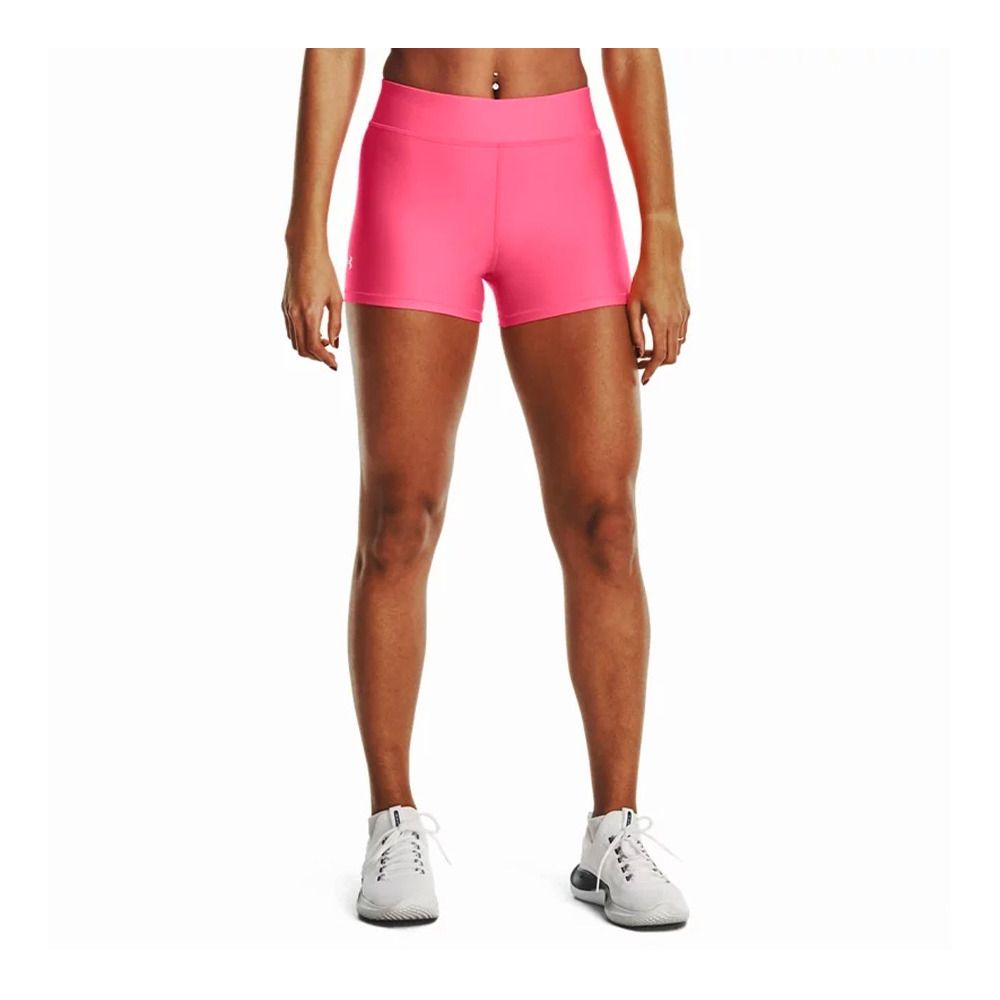 Under Armour ARMOUR MID RISE - Cuissard Femme pink shock/white