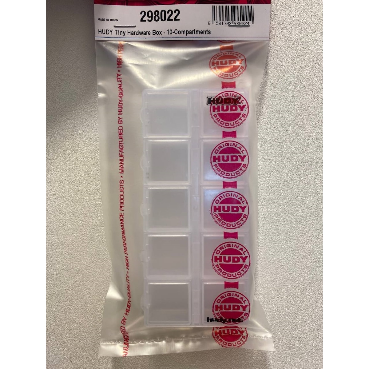 HUDY Tiny Hardware Box - 10 Compartments