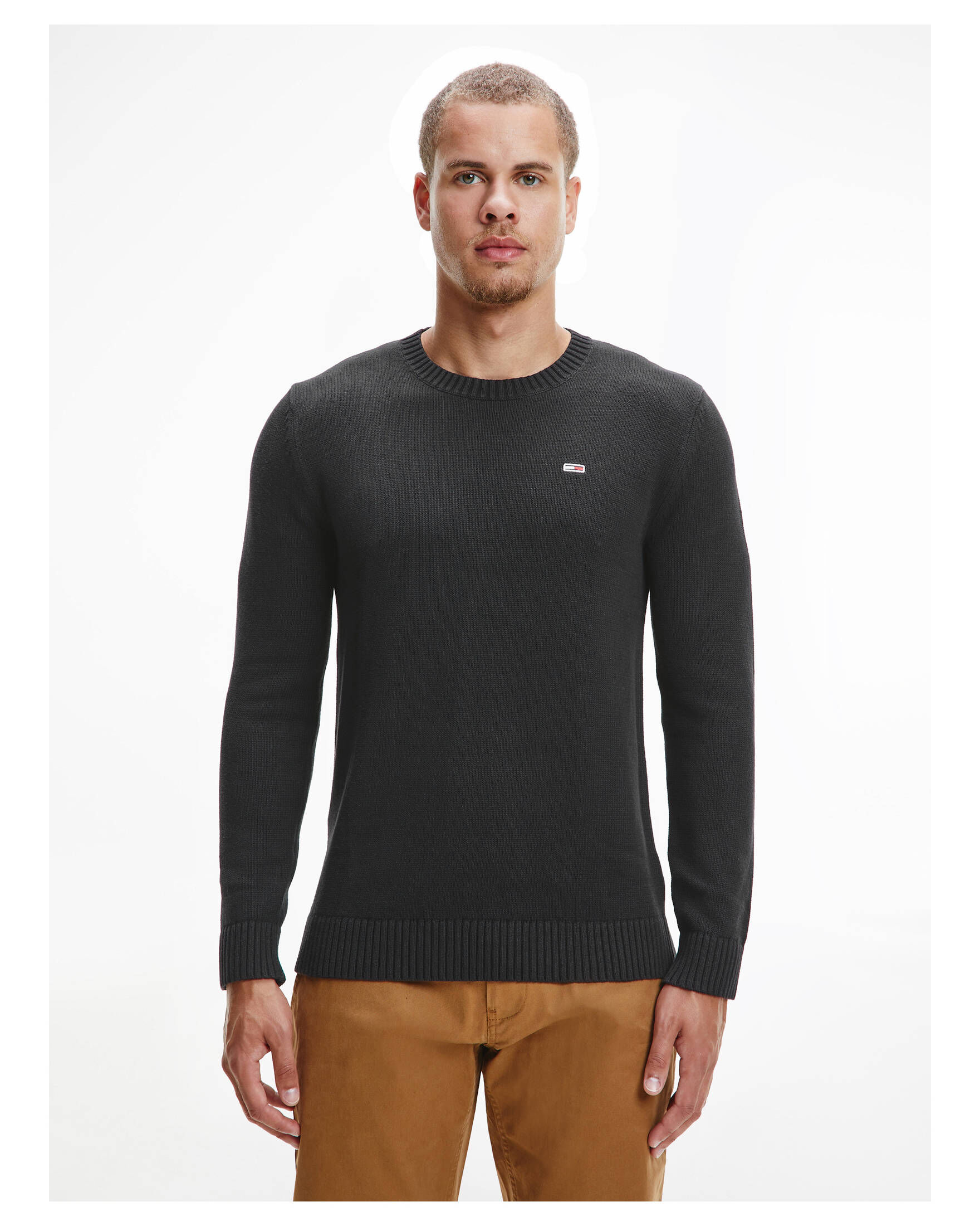 Tommy Jeans| Herren Strickpullover ESSENTIALS aus Bio-Baumwolle
