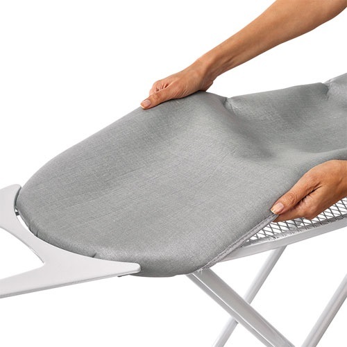Housse pour table à repasser Rayen - 130 x 47 cm, gris