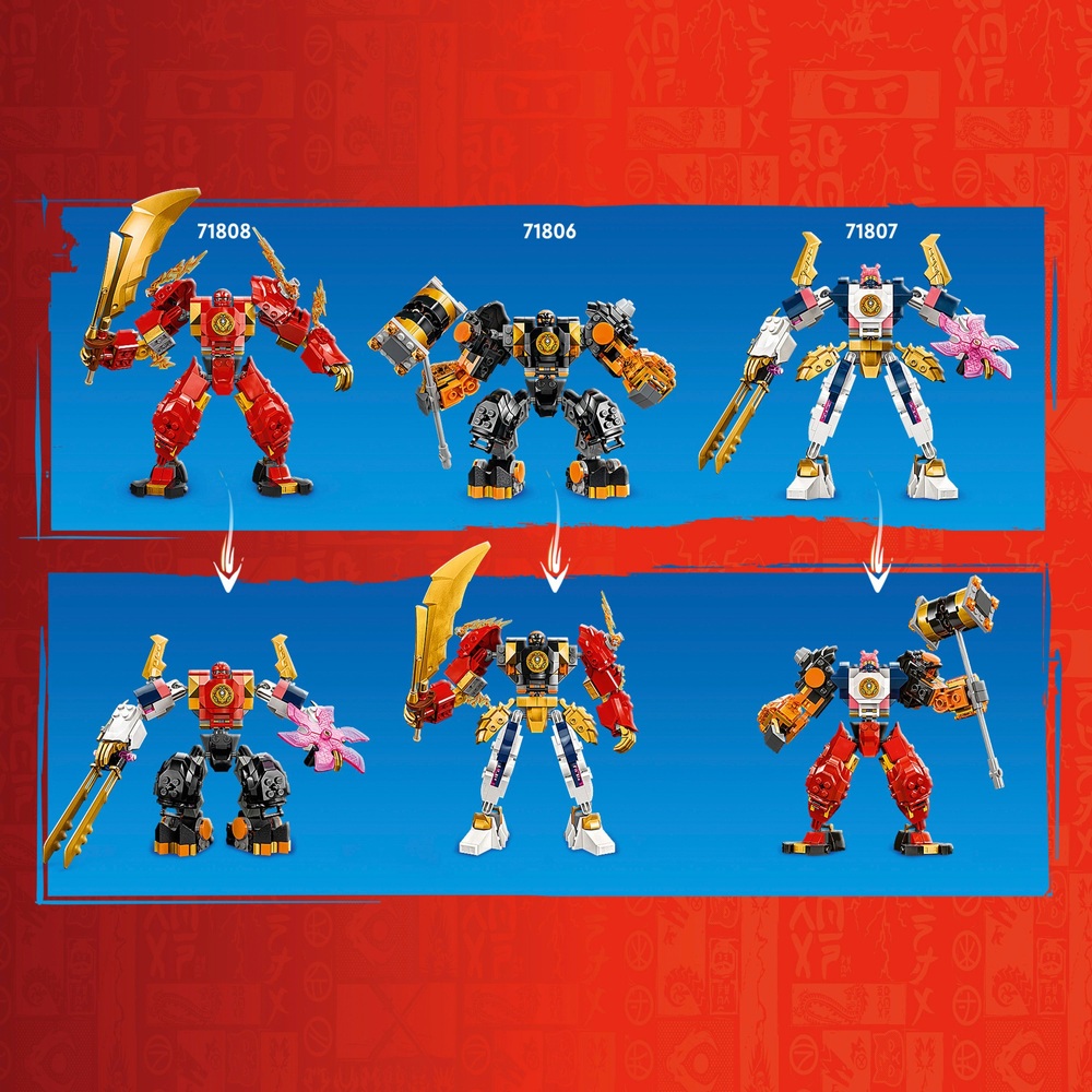 LEGO NINJAGO 71808 Dragons Rising Kai's Elemental Fire Mech Ninja Set