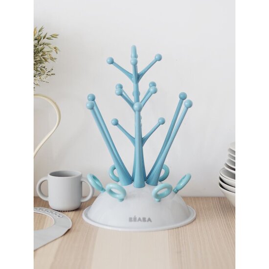 Égoutte biberons arbre   Blue        de               Béaba