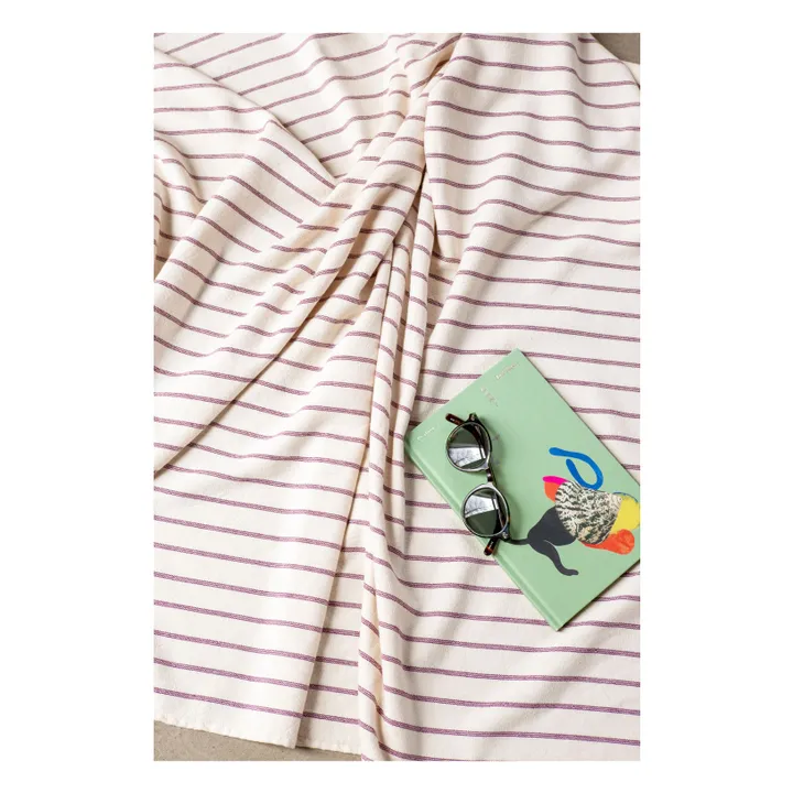 La cerise sur le gâteau Drap de plage Marina | Violet