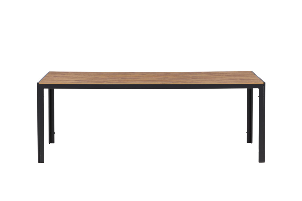 Tuintafel polywood Aaron - 205 x 90 cm Bruin