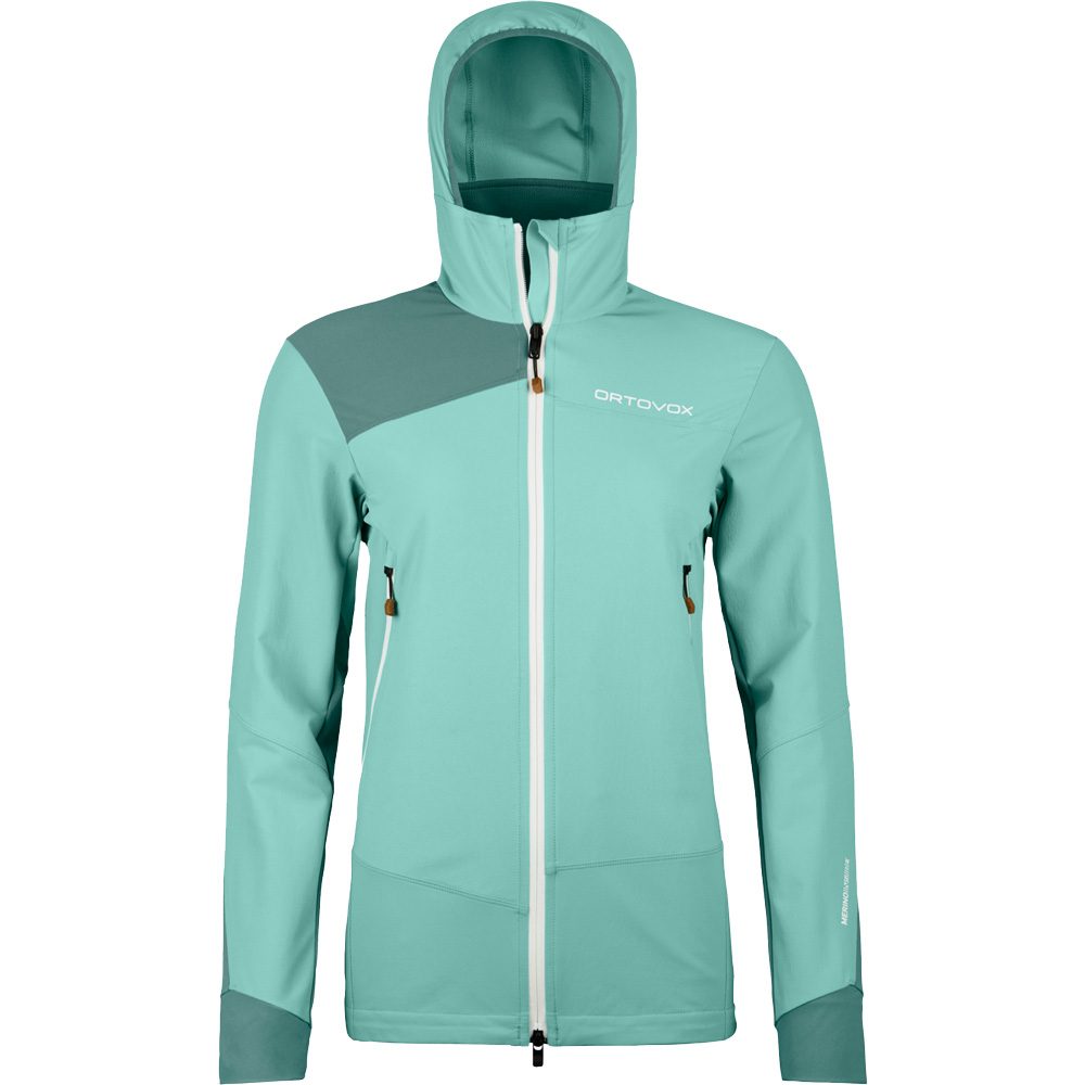 ORTOVOX Pala Softshelljacke Damen aquatic ice