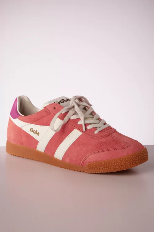 Gola Gola Elan Suede Sneakers in koraal
